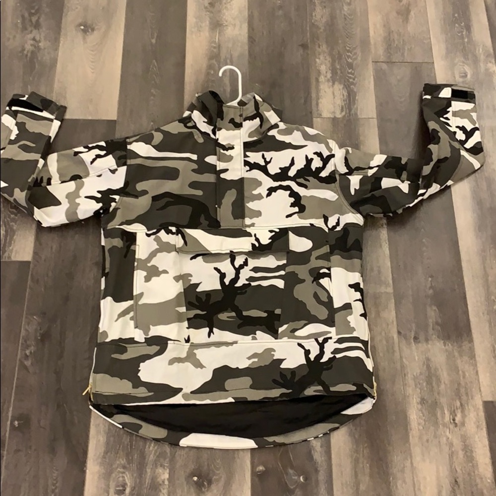 Rothco  Quarter Zip Pull Over Jacket With Hood